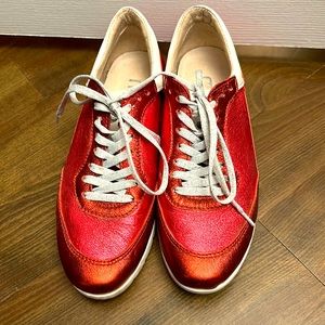 Shoes Mjus red and pink  Metallica very little worn